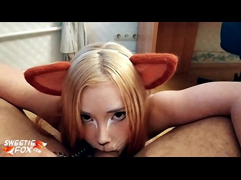 ❤️ Kitsune sväljer kuk och sperma i munnen Hård porr at us ﹏